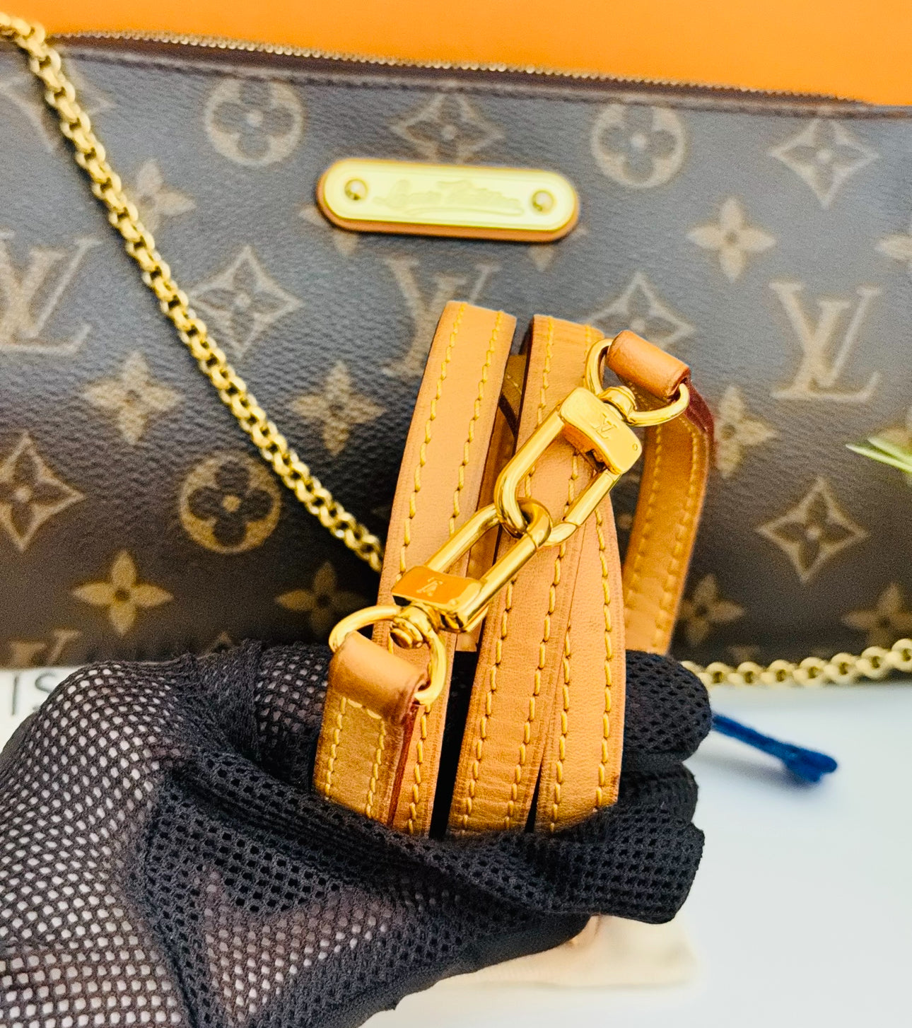 Pre-Owned Louis Vuitton Eva Clutch 2 way