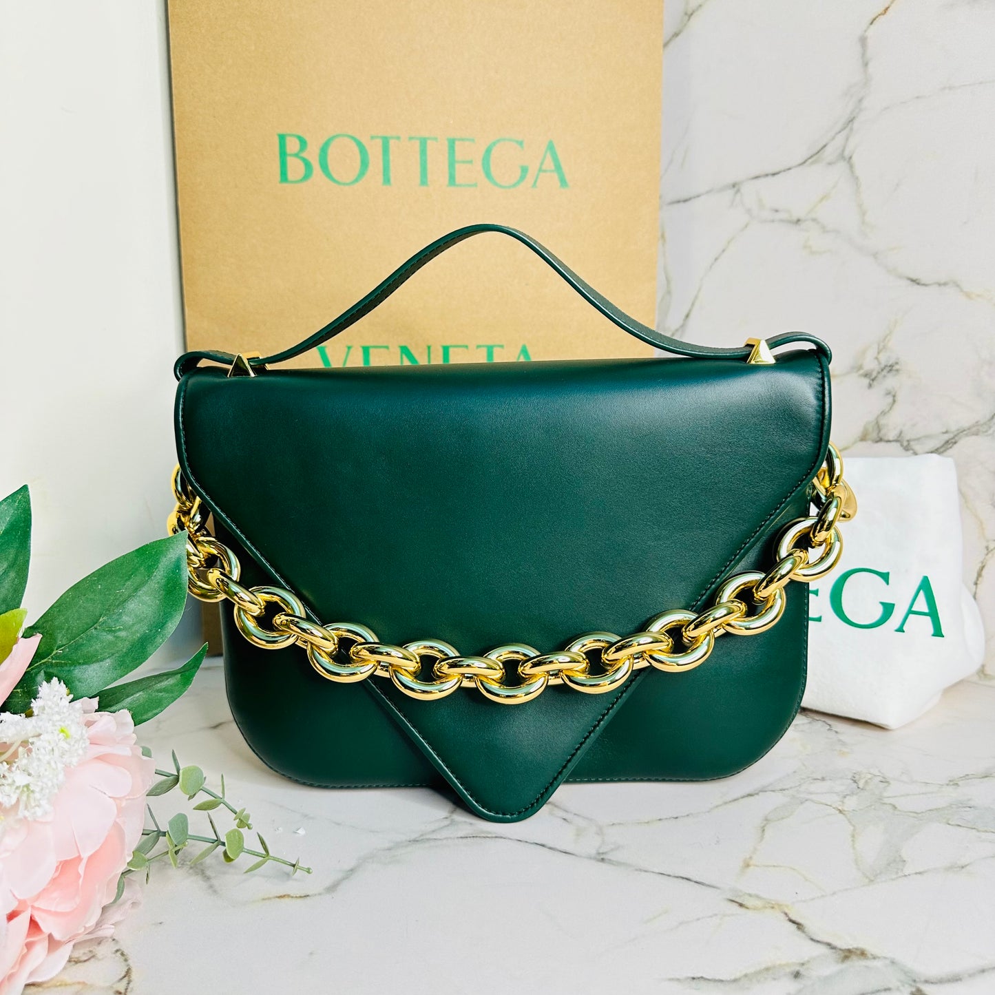 Brand New Bottega Veneta Mount Enevelope Bag