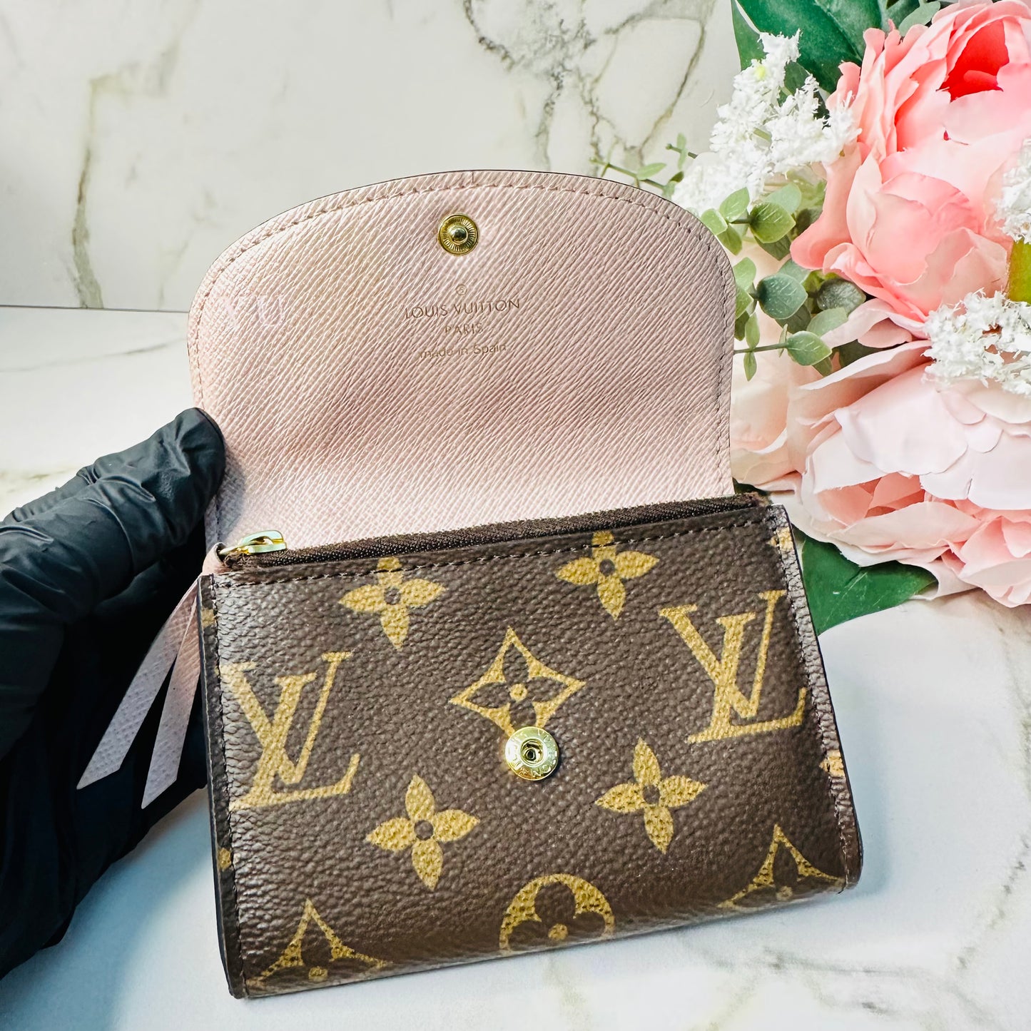 Pre-owned Louis Vuitton Rosalie Wallet