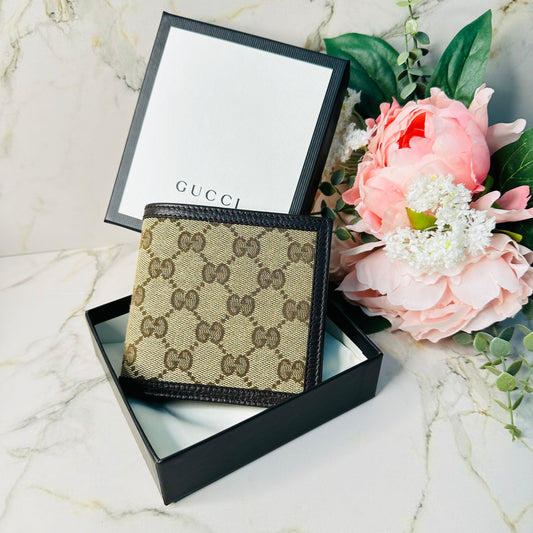 Brand New Gucci Mens Bifold Wallet